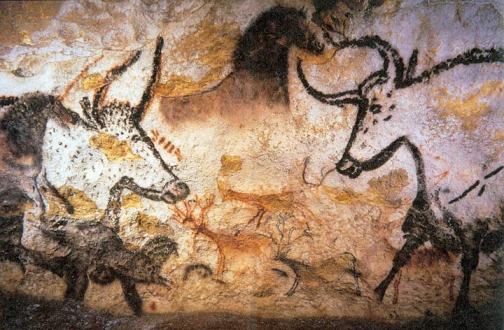 Cave painting at Lascaux